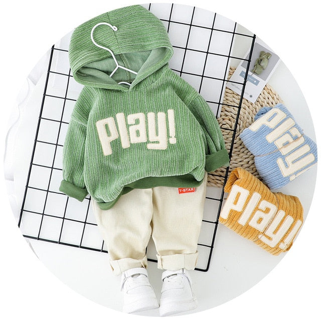 Play Hooded Pullover Set