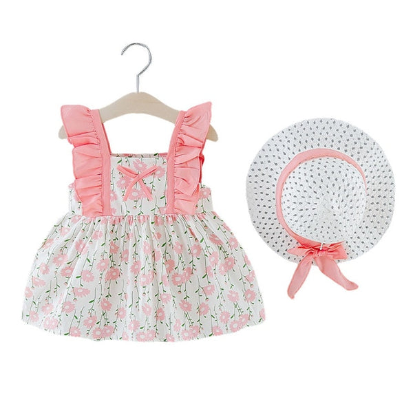 Little Ms May Dress + Hat - The Childrens Firm