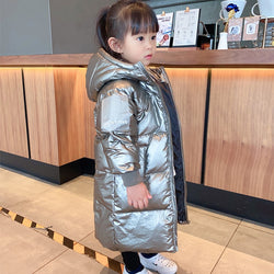 Toddler Lux Hooded Long Outer Coat