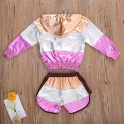 Metallic Long Sleeve Jacket Set