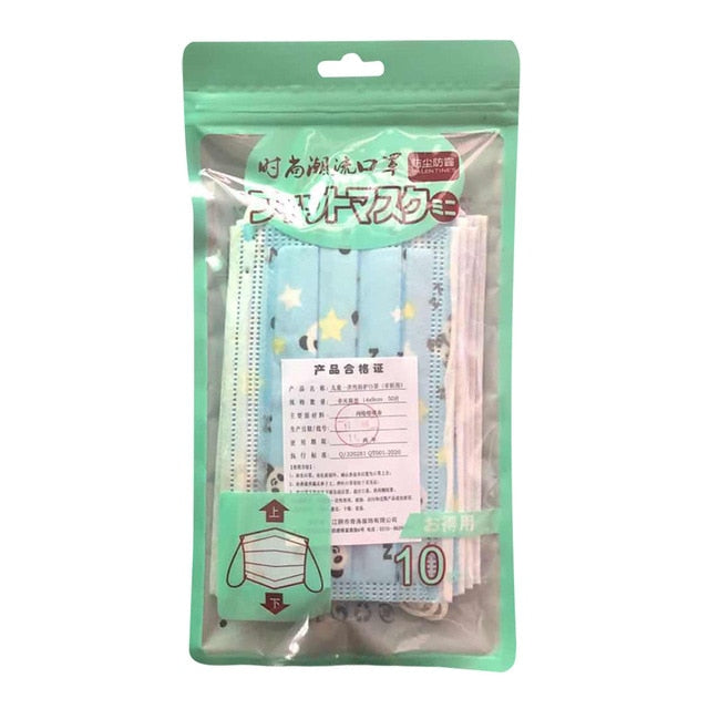 10 Pack Disposable Face Mask