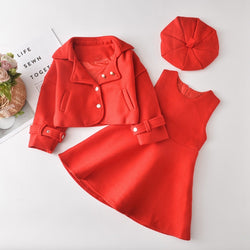 Asiah Red 2 PCS Dress Set
