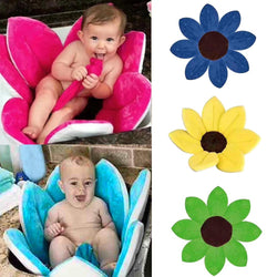 Newborn Baby Bathtub Foldable Bloomin Sunflower Cushion mat - The Childrens Firm
