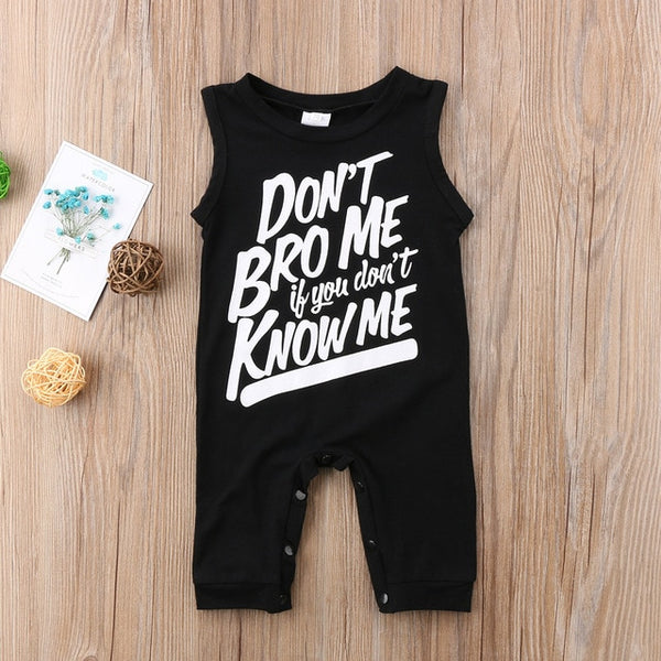 Dont Bro Me If You Dont Know Me Jumpsuit