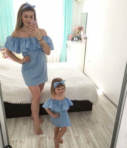 Mother & Daughter Ruffle Dress - The Childrens Firm