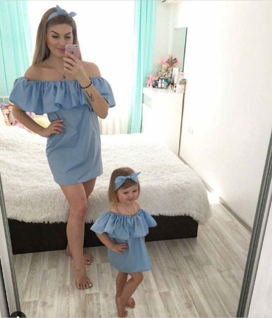 Mother & Daughter Ruffle Dress - The Childrens Firm