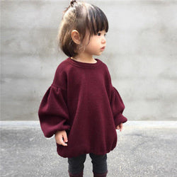 Wine Baggy Sweater - The Childrens Firm