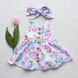 Baby Girl Floral Tank Dress - The Childrens Firm
