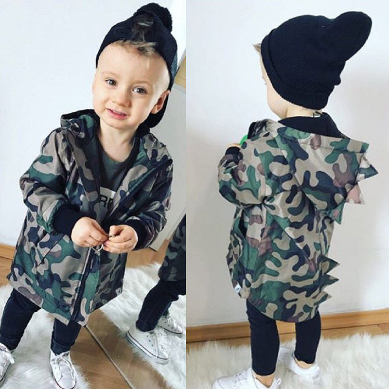 Camo Dino Jacket - The Childrens Firm