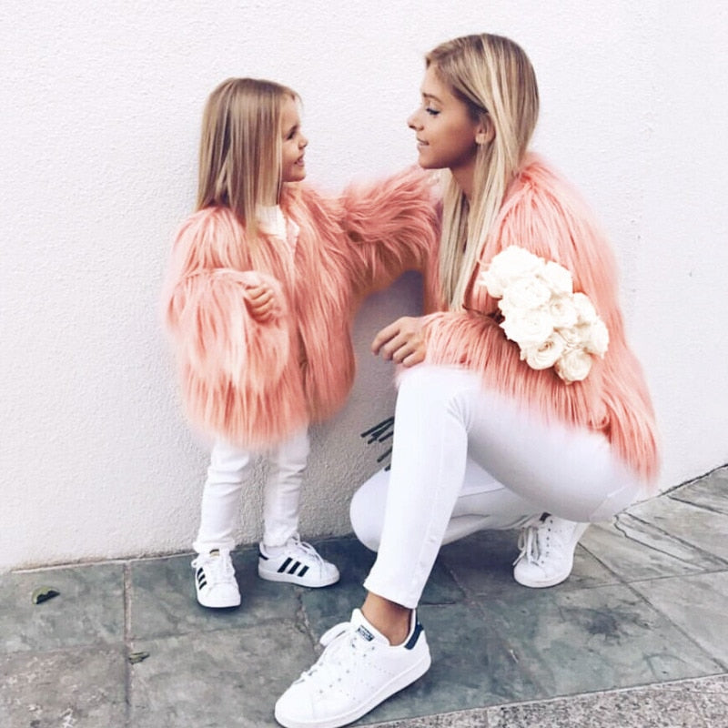 Matching Mommy & Me Faux Fur - The Childrens Firm