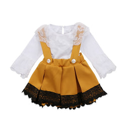 Fashion Floral Lace Romper Dress - The Childrens Firm