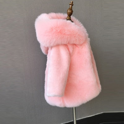 Plush Faux Fur Winter Coat
