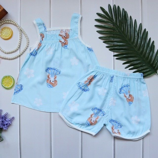Cute Summer Printed 2PC Sets - The Childrens Firm