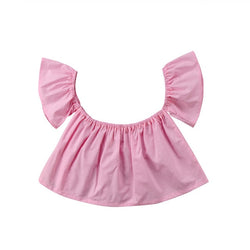 Princess Ruffle Off Shoulder Baby Blouse - The Childrens Firm