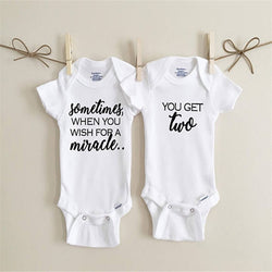 Twin Miracle Onesie Set - The Childrens Firm