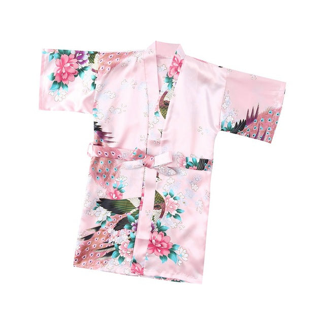 Silk Kimono Robe - The Childrens Firm