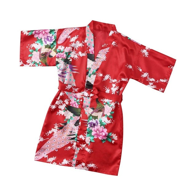 Silk Kimono Robe - The Childrens Firm