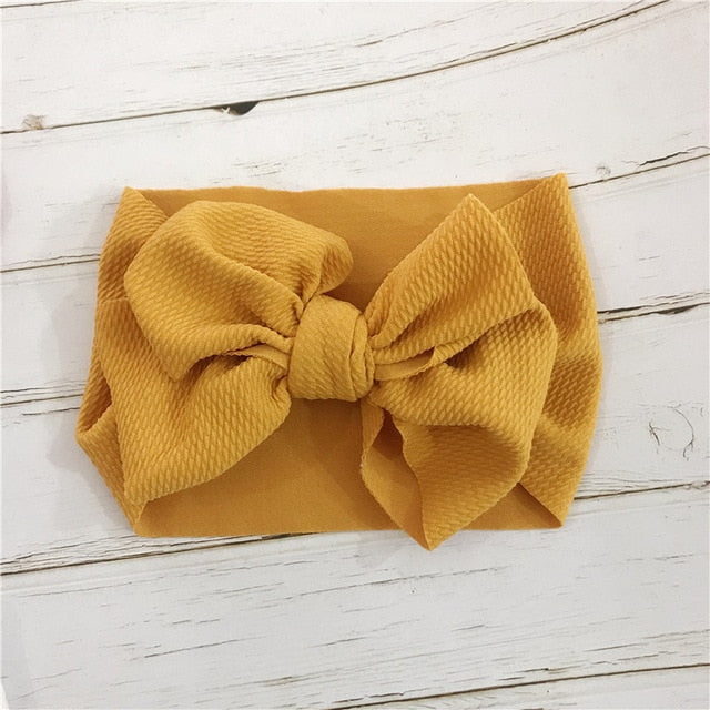 Adjustable Baby Girl Huge Bow Headband - The Childrens Firm