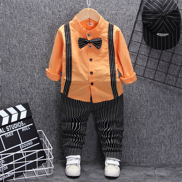 Baby Boy Casual Set with Belt - The Childrens Firm