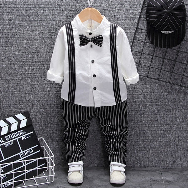 Baby Boy Casual Set with Belt - The Childrens Firm