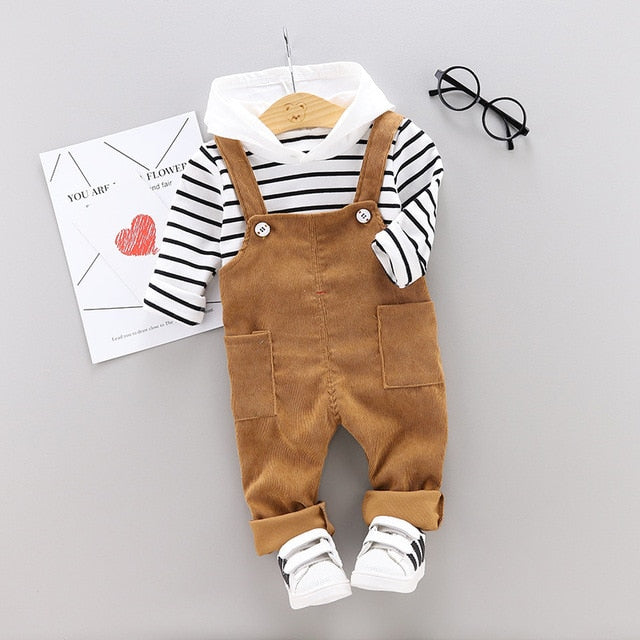 Autumn Hoodie overall Set - The Childrens Firm