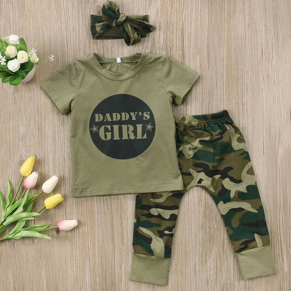 Daddy's Girl/Boy Camo Set - The Childrens Firm