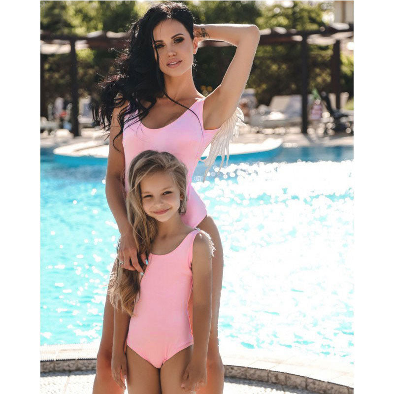 Mother Daughter Feather Wing Swimsuit - The Childrens Firm
