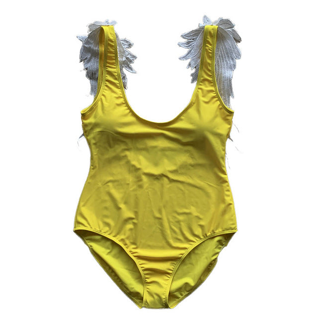 Mother Daughter Feather Wing Swimsuit - The Childrens Firm