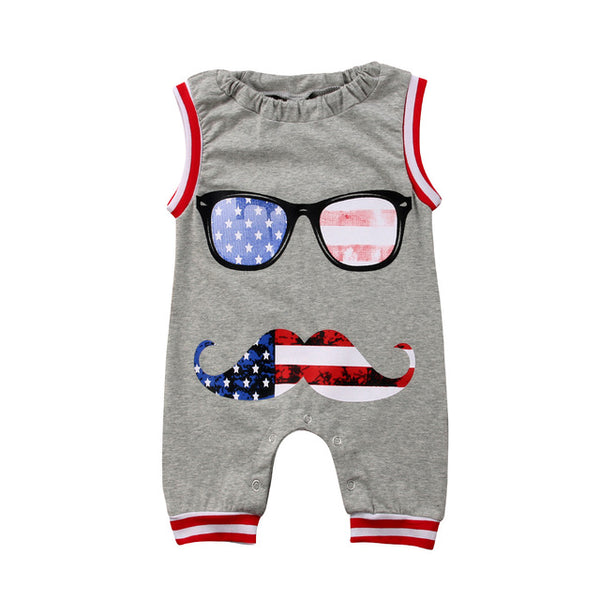 Fourth of July Cool Kid Jumpsuit - The Childrens Firm