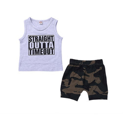Straight Outta Timeout 2pc Set - The Childrens Firm