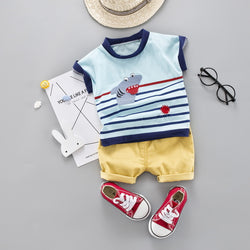 Baby Shark Shorts Set - The Childrens Firm